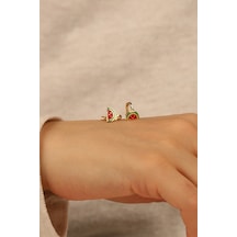 Çgk Çiğdem Gürel Kuyumculuk Karpuz Çocuk Altın Küpe Gold