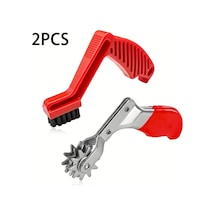 Fochsia 2pcs Cila Pedi Temizleme Aracı Parlatma Süngeri Zımpara Disk Fırçası Araç Mum Leke Fırçası