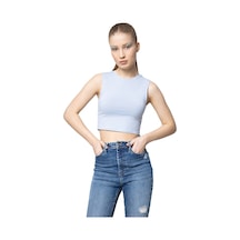 Loft Crop Kadın Atlet Lf2032011 Mavi