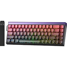 Aula Hero 68 He Manyetik Klavye Rapid Trigger Dragon King Switch 8000hz Rgb Neon Tkl Hot Swap Oyuncu Klavyesi Kırmızı
