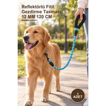 1 Adet Reflektörlü Fitil Gezdirme Tasması 12 Mm 120 Cm Metal