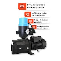 İmpo Jet 1 Hp Bakır Sargılı 4 Kat 5 Daire Paket Hidrofor Seti