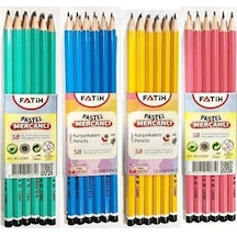 Fatih Mercanlı Pastel Kurşun Kalem 12 4 Adet Toplam 48 Kalem Diğer