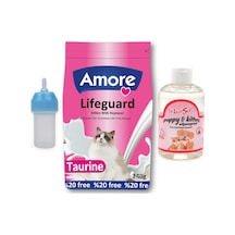 Amore Lifeguard Yavru Kedi Süt Tozu 240 G + Biberon + Kitten Şampuan