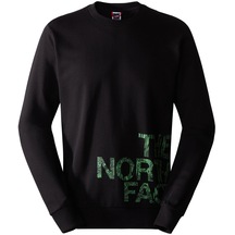 The North Face M Blown Up Logo Crew Erkek Outdoor Sweatshirts Nf0a854ajk31 Siyah 001