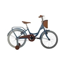 Bisan Sorrento-s Kız Çocuk Bisikleti 30cm 20 Jant Bebe Mavi Silver Çok Renkli