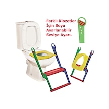 Çocuk Bebek Tuvalet Eğitimi Alıştırıcı Basamaklı