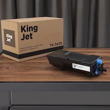 Kingjet Kyocera Uyumlu Tk-3400 Standart Kapasiteli Tekli Çipli Uyumlu  Toner Ecosys Pa4500x