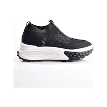 Guja 25y305-4 Kadın Taşlı Sneaker Ayakkabı Siyah Beyaz