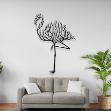Flamingo Tablo İllüstrasyon Tasarım Lazer Kesim Metal Duvar Tablo