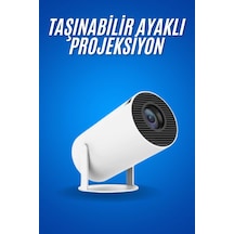 Sinema Projektörü Android Hdmı Usb Wifi Ses Çıkışlı Ayaklı Projeksiyon Taşınabilir 73069433