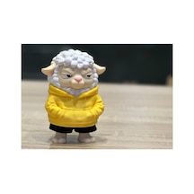 Kapüşonlu Koyun Figürü 10cm
