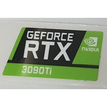 Nvidia Geforce Rtx 3090 Ti Sticker Yatay Etiket D157