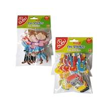 Bu-bu 3d Eva Sticker Renkli Karışık 24 Lü Bubu-sts043 Çok Renkli
