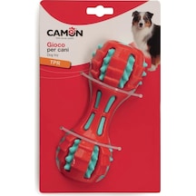 Camon Dikenli Uçlu İki Renkli Tpr Dambıl Köpek Oyuncağı 18 Cm
