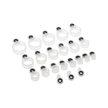 Suntek 22 Adet Teleskopik Olta Kılavuzları Üst Halka Seti Olta