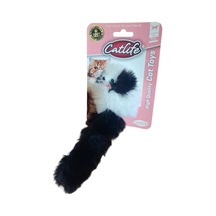 Peluş Kedi Oyuncağı Siyah Beyaz