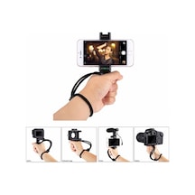 Puluz Video Grip Telefon Elde Tutucu + Bileklik Tripod Adaptörü