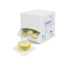 Borox Naylon Şırınga Filtre - Steril 0.22µm - Sarı - 50li