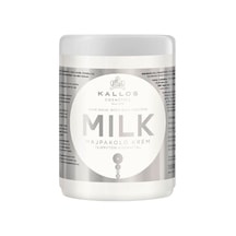 Kallos Cosmetics Milk Hair Maske Süt Proteinli Saç Maskesi 1 L