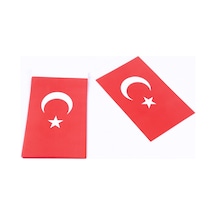 İpli Bayrak 50li Büyük Boy Ay Yıldız, 11x20 Cm 5 Adet