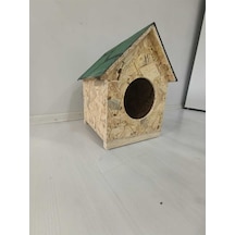 Kardemir Kedi Kulübesi Çatılı