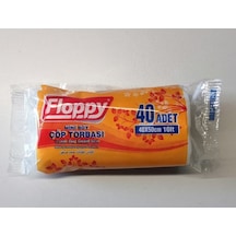 Floppy Mini Boy Çöp Torbası 10 Adet Şeffaf 40 x 50 CM