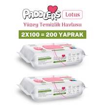 Easy Clean Lotus Çiçeği Kokulu Yüzey Temizlik Havlusu 200 Yaprak (2x100) – Yüksek Hijyen