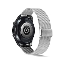 Mobilefix Xiaomi Amazfit Pace Uyumlu Krd-45 22mm Metal Kordon-gümüş