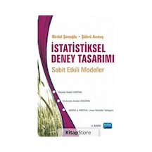 İstatistiksel Deney Tasarımı  -  Şükrü Acıtaş  -   Birdal Şenoğlu  -  Nobel Akademik Yayıncılık
