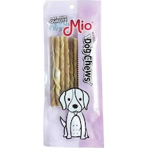 Mio Deri Burgu Çubuk Köpek Ödülü Çiğneme Kemiği 10'lu 12 CM