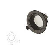 Ct5261 Cata Ct-5261 8 Watt Başak Siyah Kasa Cob Led Spot 3 Renk