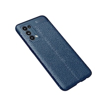 Oppo Reno 5 Kılıf Auto Focus Kapak - Lacivert Düz Renkli