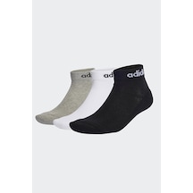 Adidas Linear Ankle Socks Cushioned Çorap - 3 Çift Çorap Ic1304 001