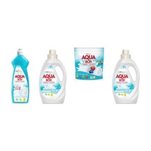 Aquabor Doğal Mineralli Bulaşık + Sıvı Beyaz + Tablet + Sıvı Beyaz Set 0.75 LT - 2.5 LT - 12 KG