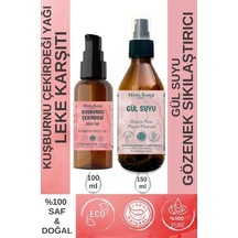 Minia Bahçe Kuşburnu Çekirdeği Yağı 100 ML+ Organik Gül Suyu 150 ML