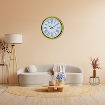 36 Cm Sarı Standart Duvar Saati