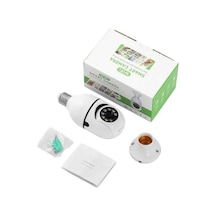 Ev - 825 - Kamerası Wifi Kamerası Gece Görüşlü Akıllı - Shopgpt - Ampül Kamera