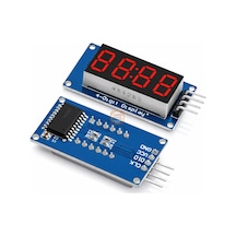 Tm1637 Display 4 Dijit 7 Segment Kırmızı Ekran Modülü Arduino Uyumlu