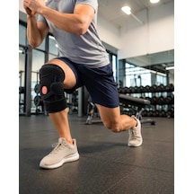 Astraltech Ligamentli Dizlik Silikon Pedli Ayarlanabilir Çift Cırtlı Nefes Alabilir