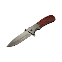 Browning Kamp Çakı Ahşap Sap A342 21 Cm Haki