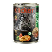 Klicker Kuzulu Sebzeli Pate Köpek Konserve 400 Gr