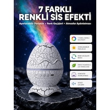 Mey İthalat Bluetooth Hoparlör Özellikli 7 Renkli Gece Aydınlatması