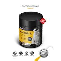 Cutepet Hairball Kedi Tüy Yumağı Önleyici Tablet 60 Adet Sindirim Destekleyici Ve Malt Etkili