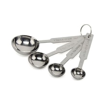 Metal Minik Ölçü Kaşıkları Ölçek Seti 4 Lü Set Diğer