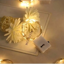 2m Pilli Peri Led Gün Işığı Çok Renkli