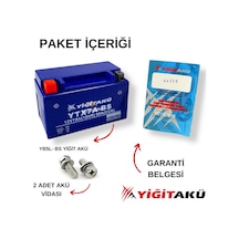 Scooter Motosiklet Aküsü Ytx7a 12v/7ah Yiğit Akü