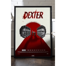 Dexter Siyah Ahşap Çerçeveli Poster, Dizi Duvar Tablosu
