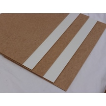 5 Adet 4 MM 35x50  CM Beyaz Mdf Duralit