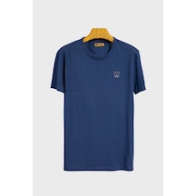 The Wıld Walkıng Erkek Sıfır Yaka T-Shirt-Mavi